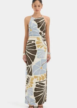 Sir Lola Pleated Midi Dress Size 8 for rent on The Volte - image 1