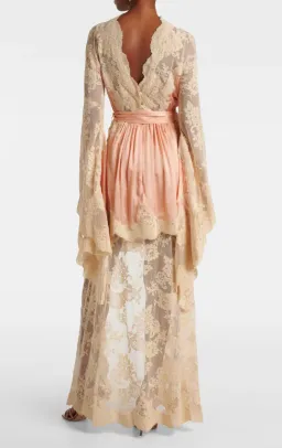 Zimmermann HYPNOTIC SATIN DRAPE DRESS, Size 0P/ AU 6 for rent on The Volte - image 3