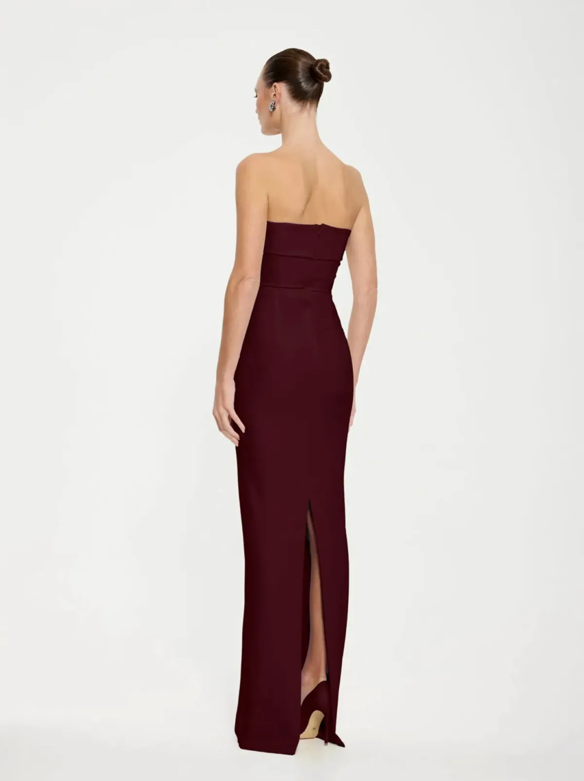 Effie Kats - MONROE GOWN - Wine - Size XS (6) - Image 3