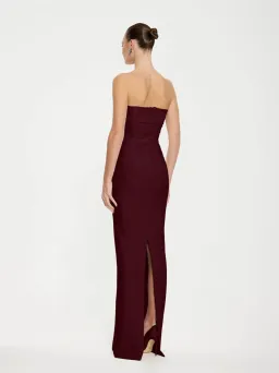 Effie Kats - MONROE GOWN - Wine - Size XS (6) for rent on The Volte - image 3