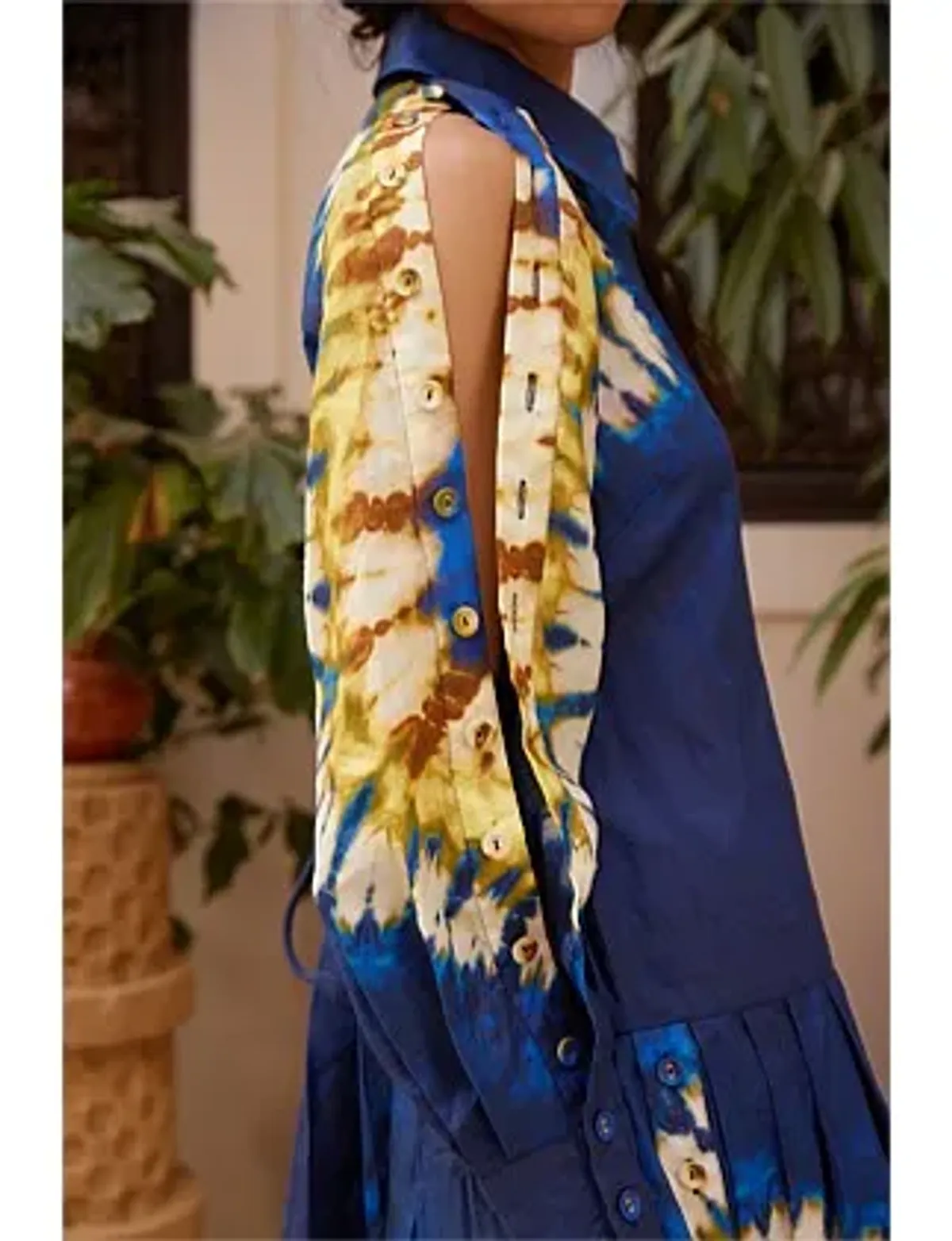 Alemais MARTINE SHIRTDRESS Navy Size 8 - Image 5