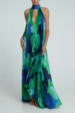 L'idee Opera Gown in Capri Green Size 8 for rent on The Volte - image 3