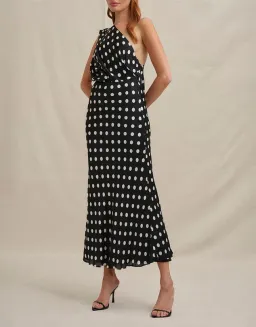 By Johnny Dove Drape Polka Dress / Size 16  for rent on The Volte - image 2