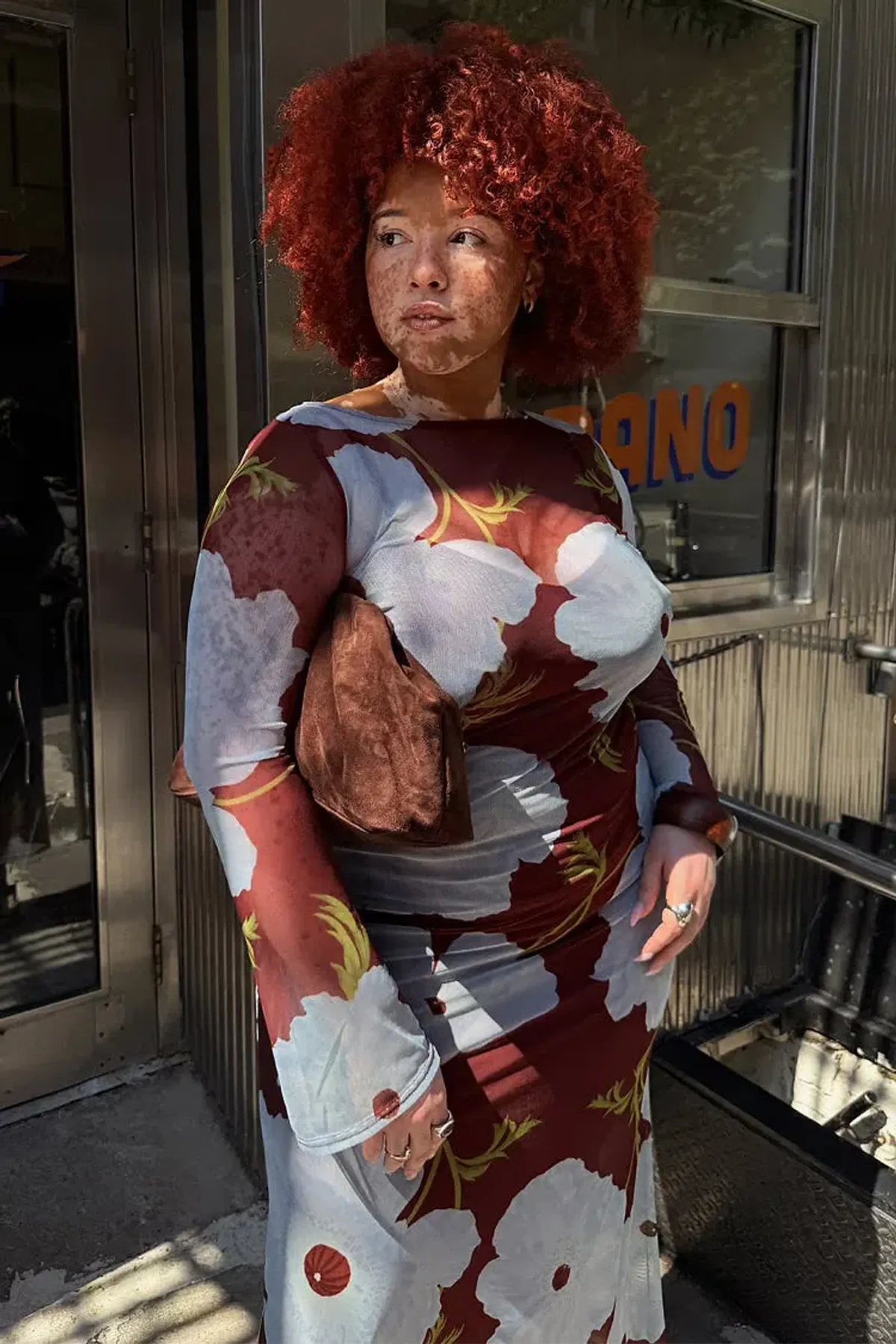 Never Fully Dressed Aria Dress size 18 burgundy & blue poppy  - Image 3