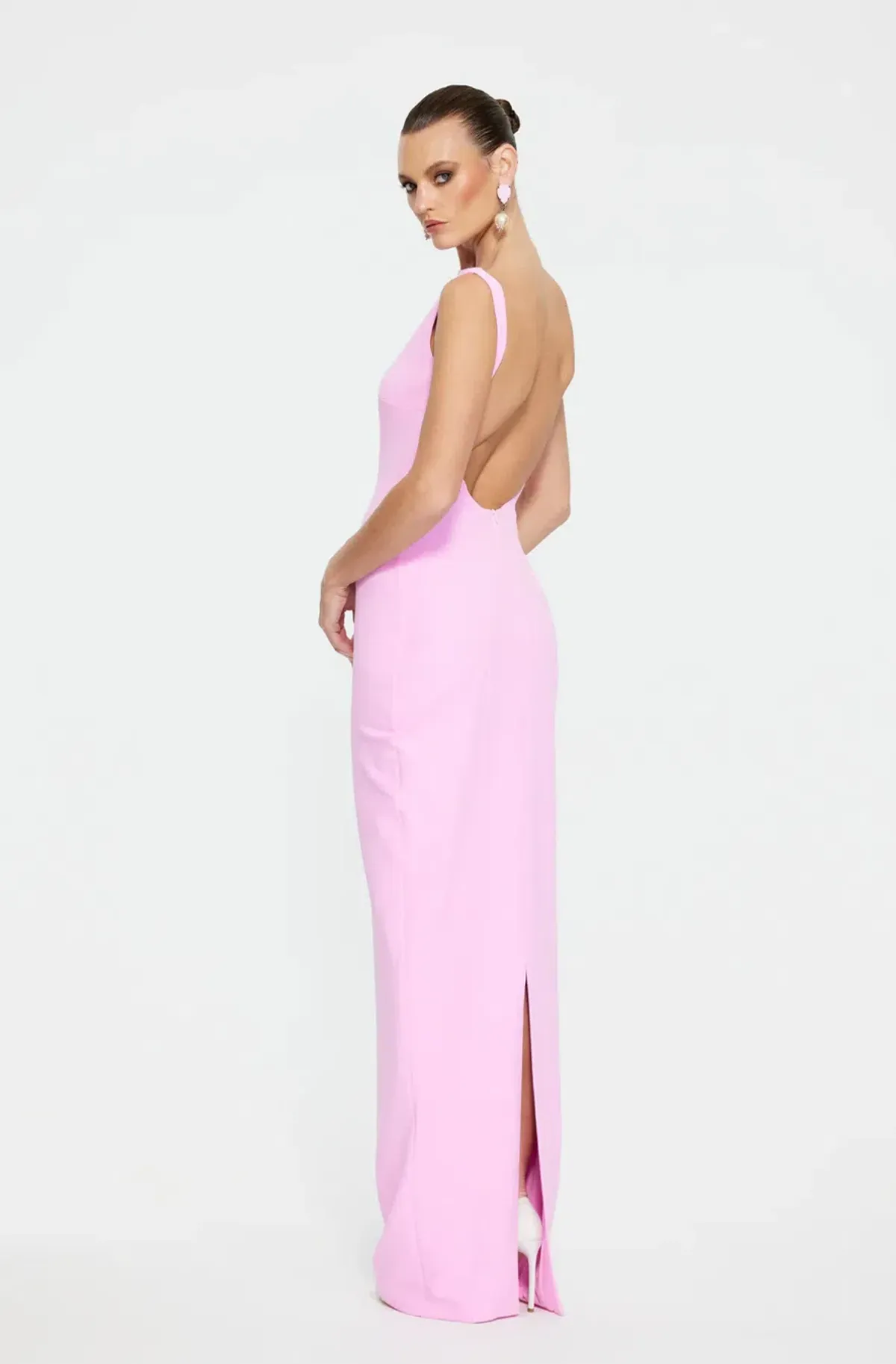Effie Kats Verona Gown - taffy pink size 8 - Image 1