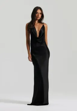 Natalie Rolt Gabi Gown in Black Size 8 for rent on The Volte - image 1
