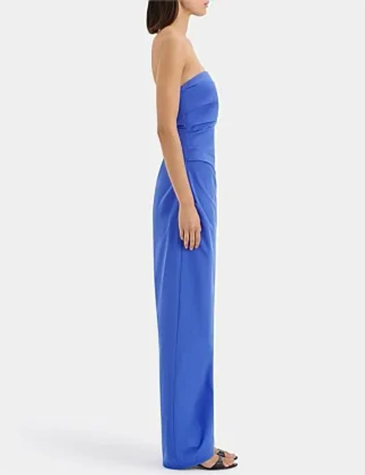 Sir The Label Sol Strapless Gown Cobalt Size 2 - Image 3