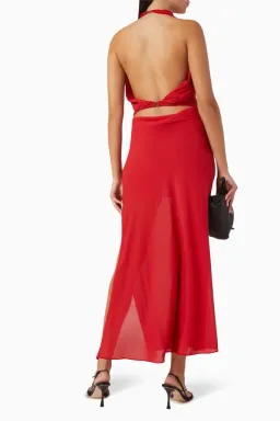 Bec & Bridge Clarise red full length dress size 8 for rent on The Volte - image 2