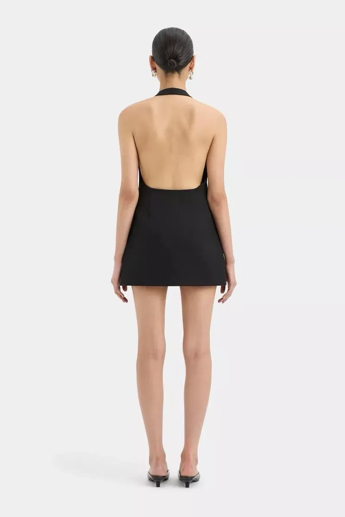 Sir the Label Sandrine Halter Mini Dress - Image 3