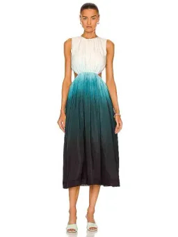 Aje Cosmos Ombre Cut out Midi Dress Size 14 for rent on The Volte - image 6