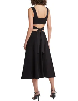 Aje Frey Cut Out Black Midi Dress Size 14 for rent on The Volte - image 4