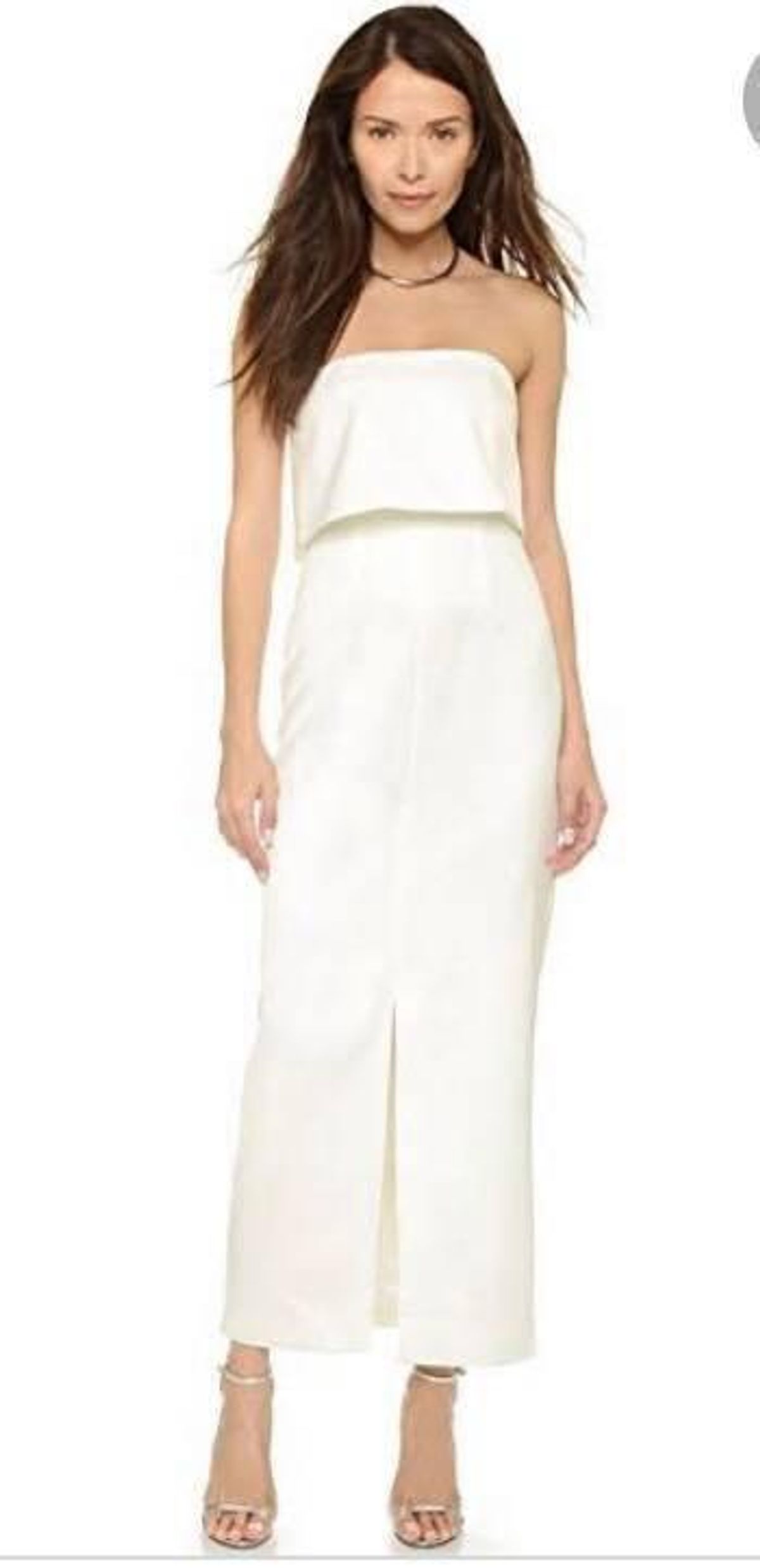 Keepsake Keep Watch Maxi Dress in White size 10 - Image 1