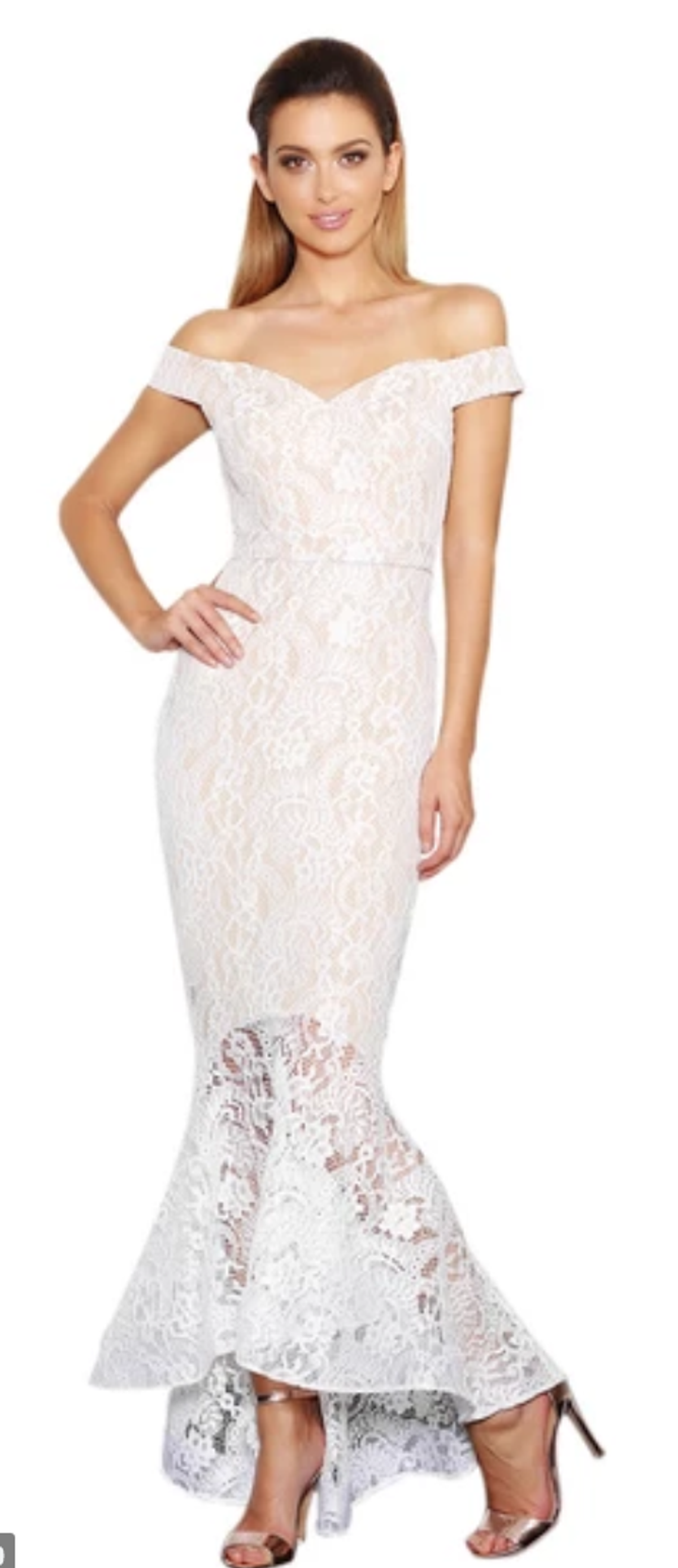 Ivory Lace Jadore size 12 - Image 1