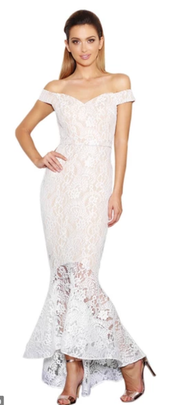 Ivory Lace Jadore size 12 for rent on The Volte - image 1