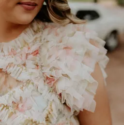 Needle & Thread Genevieve Rose Gown for rent on The Volte - image 7