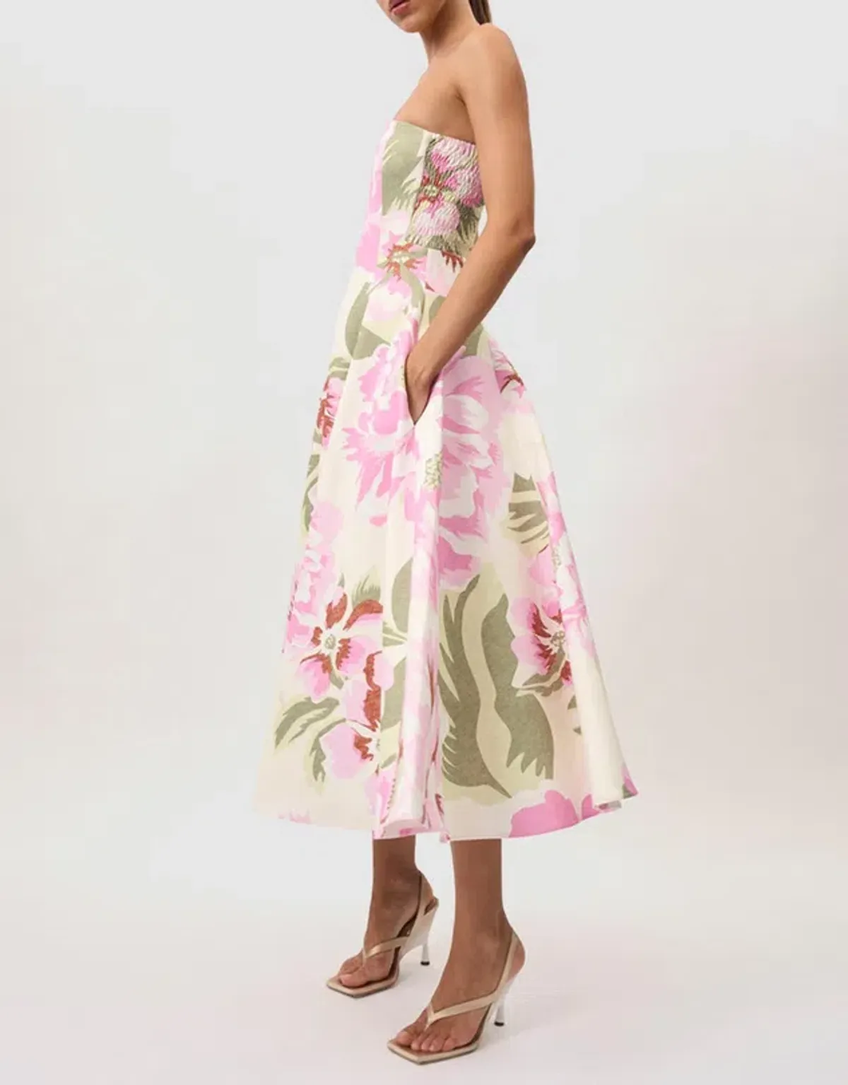 By Johnny Carrie Strapless Dress Size 8 - Image 5