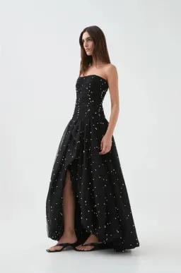 Aje Juniper Gown Black Size 12 for rent on The Volte - image 4