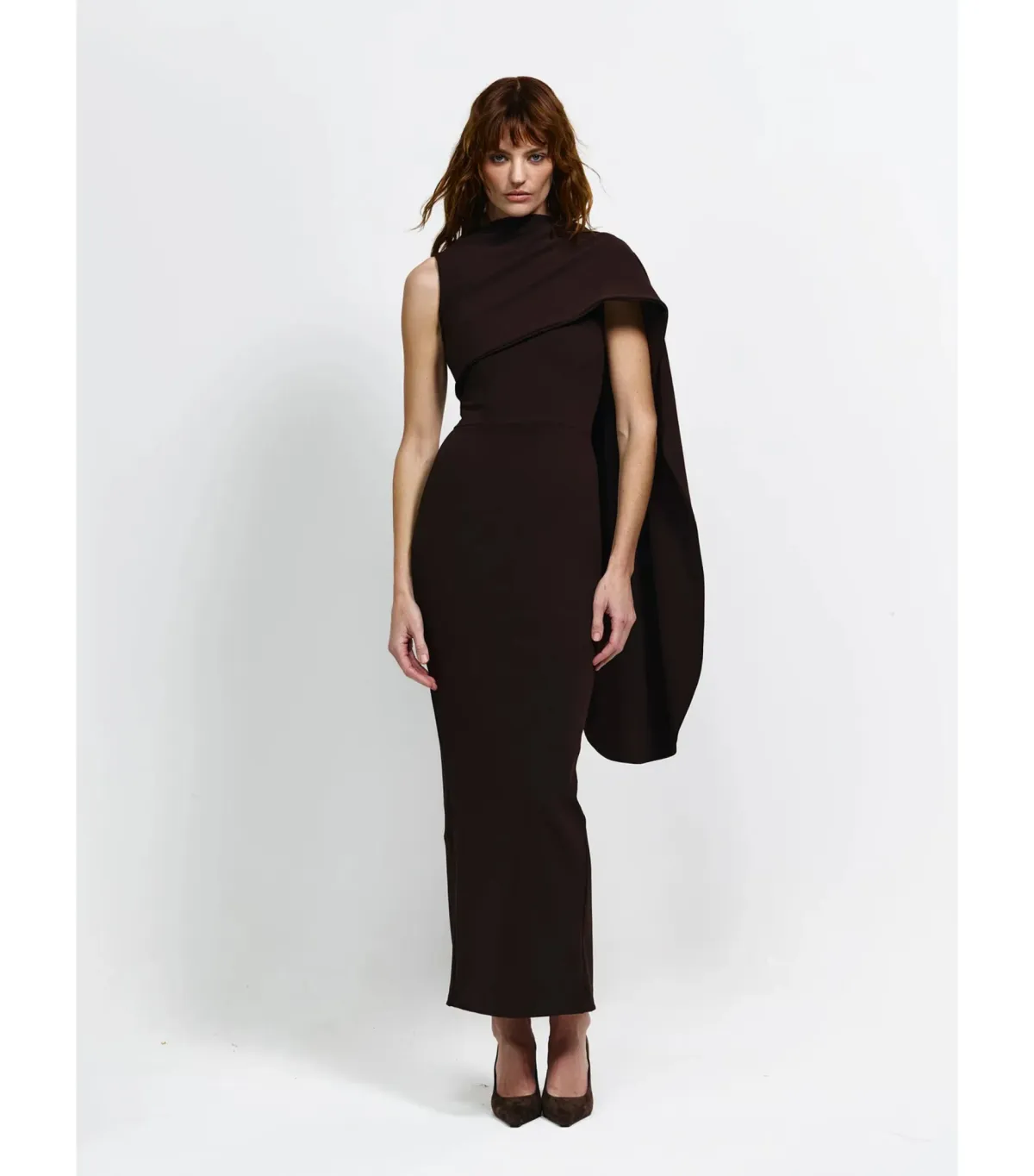 Effie Kats Romi Dress Chocolate Brown Size 10  - Image 1