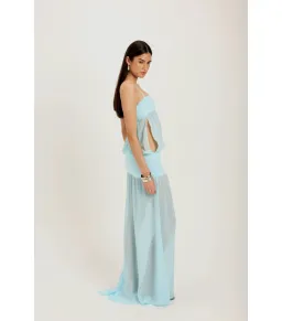 Ance Gria Romeo Gown Aqua Size 10 for rent on The Volte - image 1