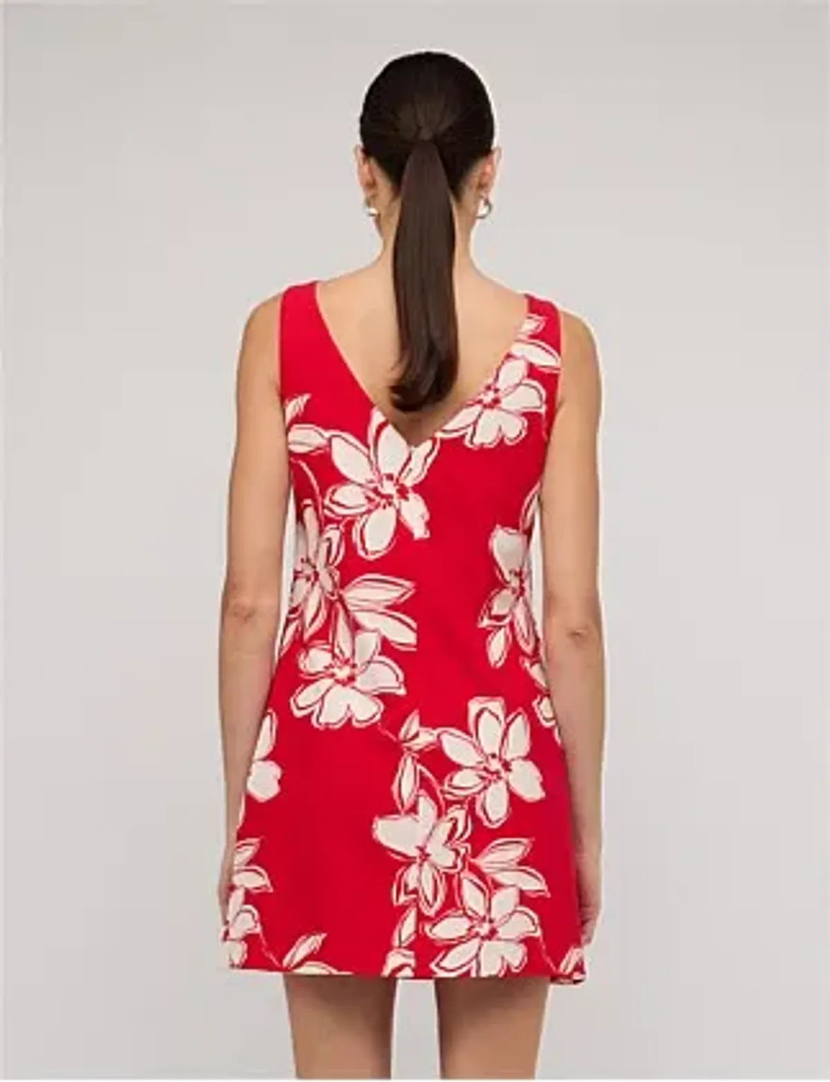 Staple The Label ELARA MINI DRESS Red Size 16 - Image 6