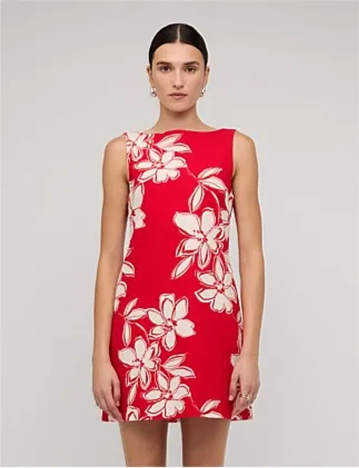 Staple The Label ELARA MINI DRESS Red Size 16 - Image 2