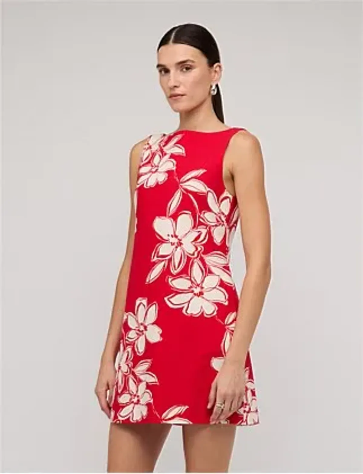 Staple The Label ELARA MINI DRESS Red Size 16 - Image 5