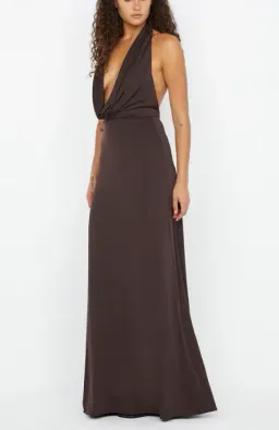 NESSIE COWL NECK MAXI DRESS SIZE 10 for rent on The Volte - image 3
