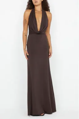 NESSIE COWL NECK MAXI DRESS SIZE 10 for rent on The Volte - image 1