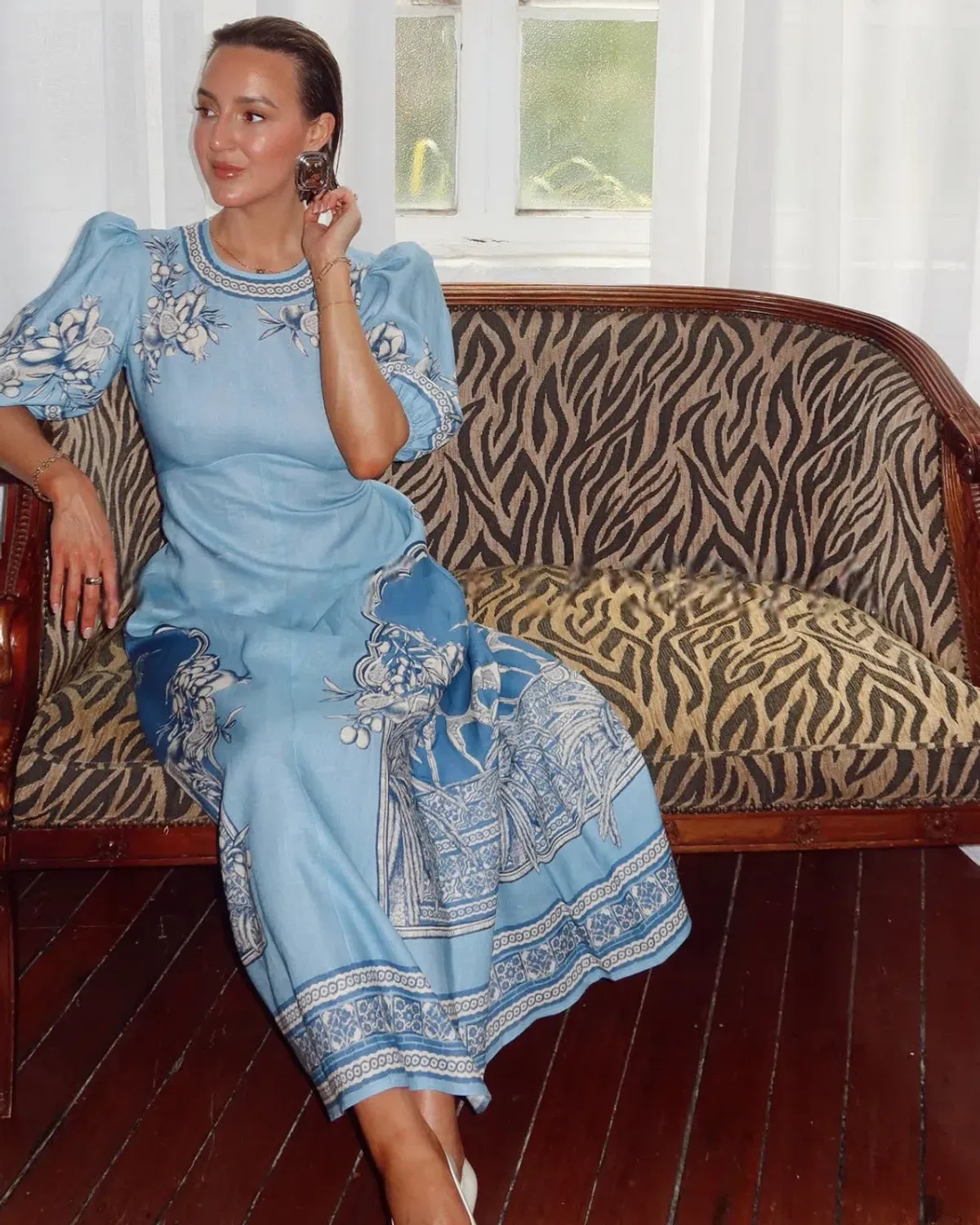 Alemais Villa Romantica Midi Dress Size 12 - Image 3