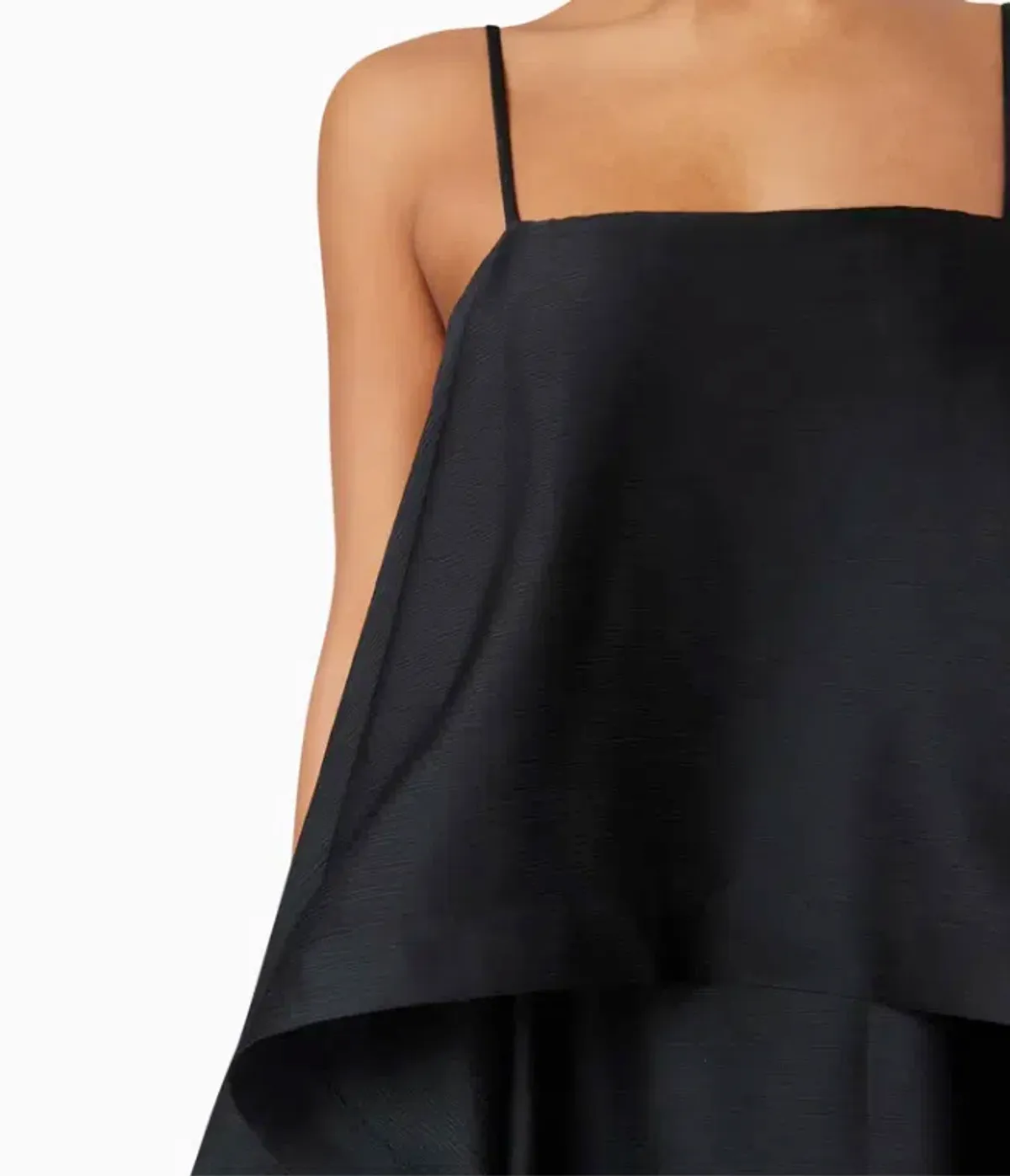 Tilly Tiered Maxi Dress in Black in XXL - Image 6