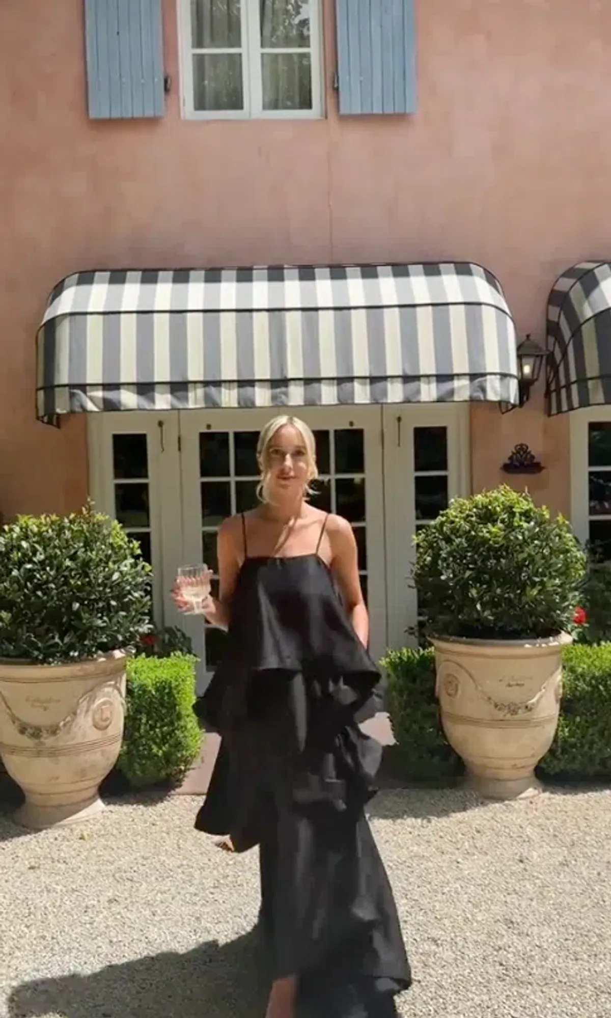 Tilly Tiered Maxi Dress in Black in XXL - Image 10