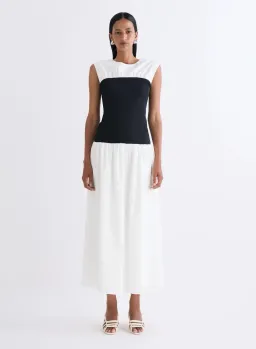 ANNA QUAN Stefania Dress in SWAN Black White Size 6 AU for rent on The Volte - image 1