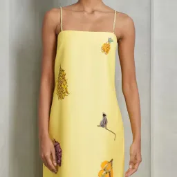 ALEMAIS Diamond Dancer Midi Dress Yellow 10 for rent on The Volte - image 10