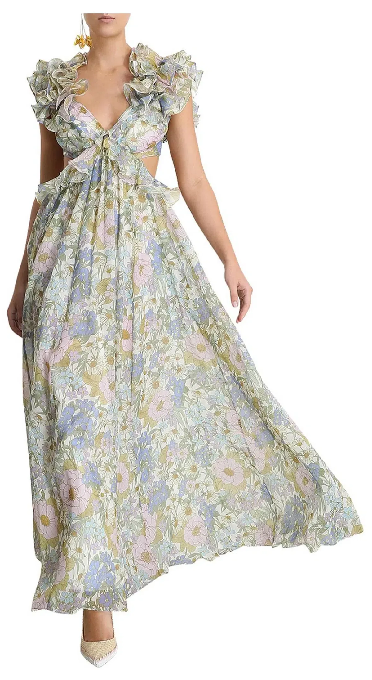 zimmermann super eight ruffle gown - Image 4