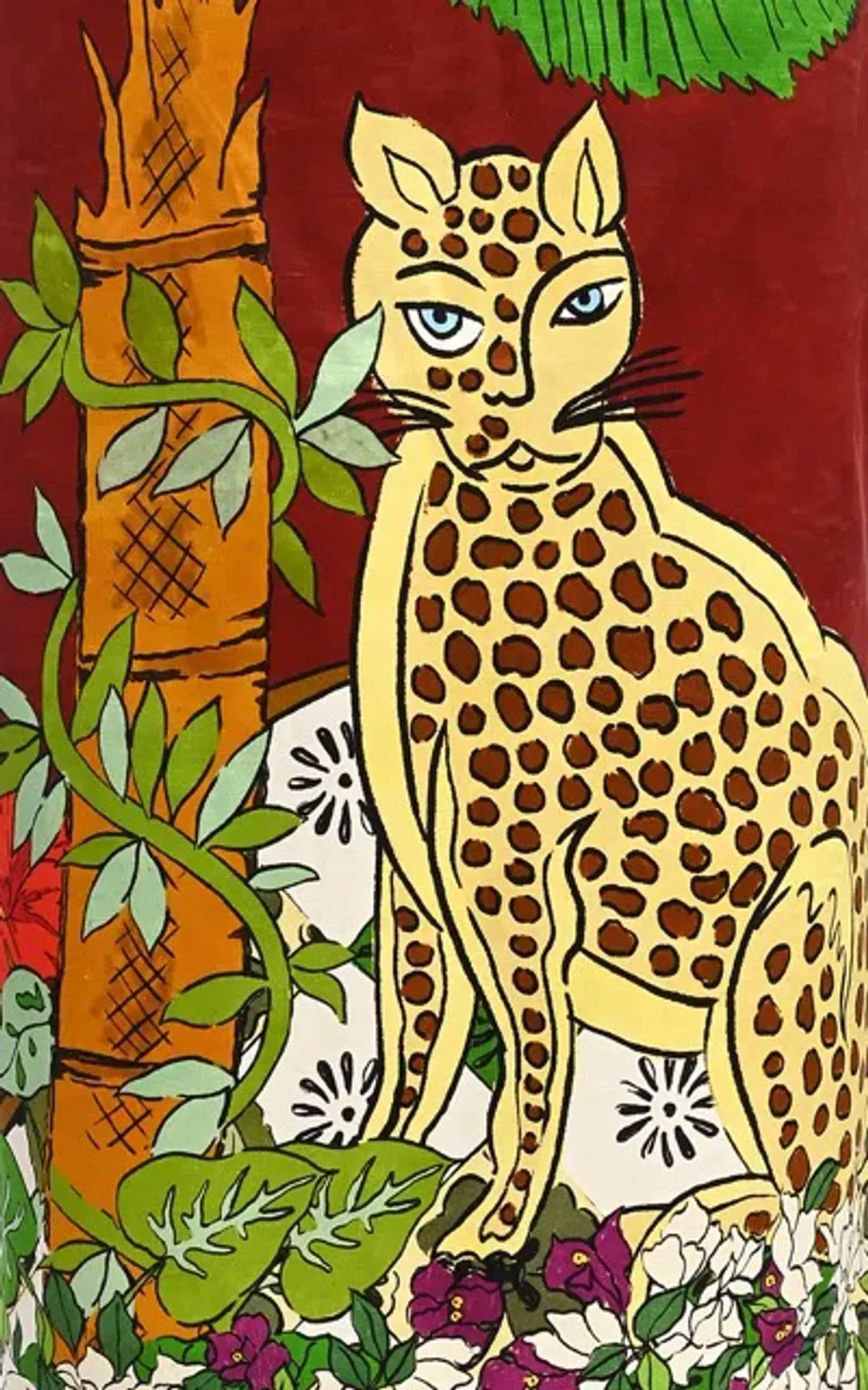 ALEMAIS Tiger Slip Midi Dress 10 - Image 10