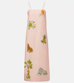 ALEMAIS Exclusive Hazel Printed Maxi Dress Pink Size 10 for rent on The Volte - image 4