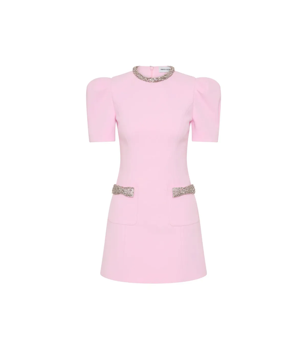 Rebecca Vallance Nemy Mini Dress Pink Size AU 8 - Image 4