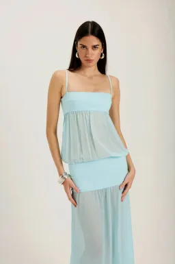 ANCE GRIA Romeo Gown Aqua. Size S / AU 8 for rent on The Volte - image 3