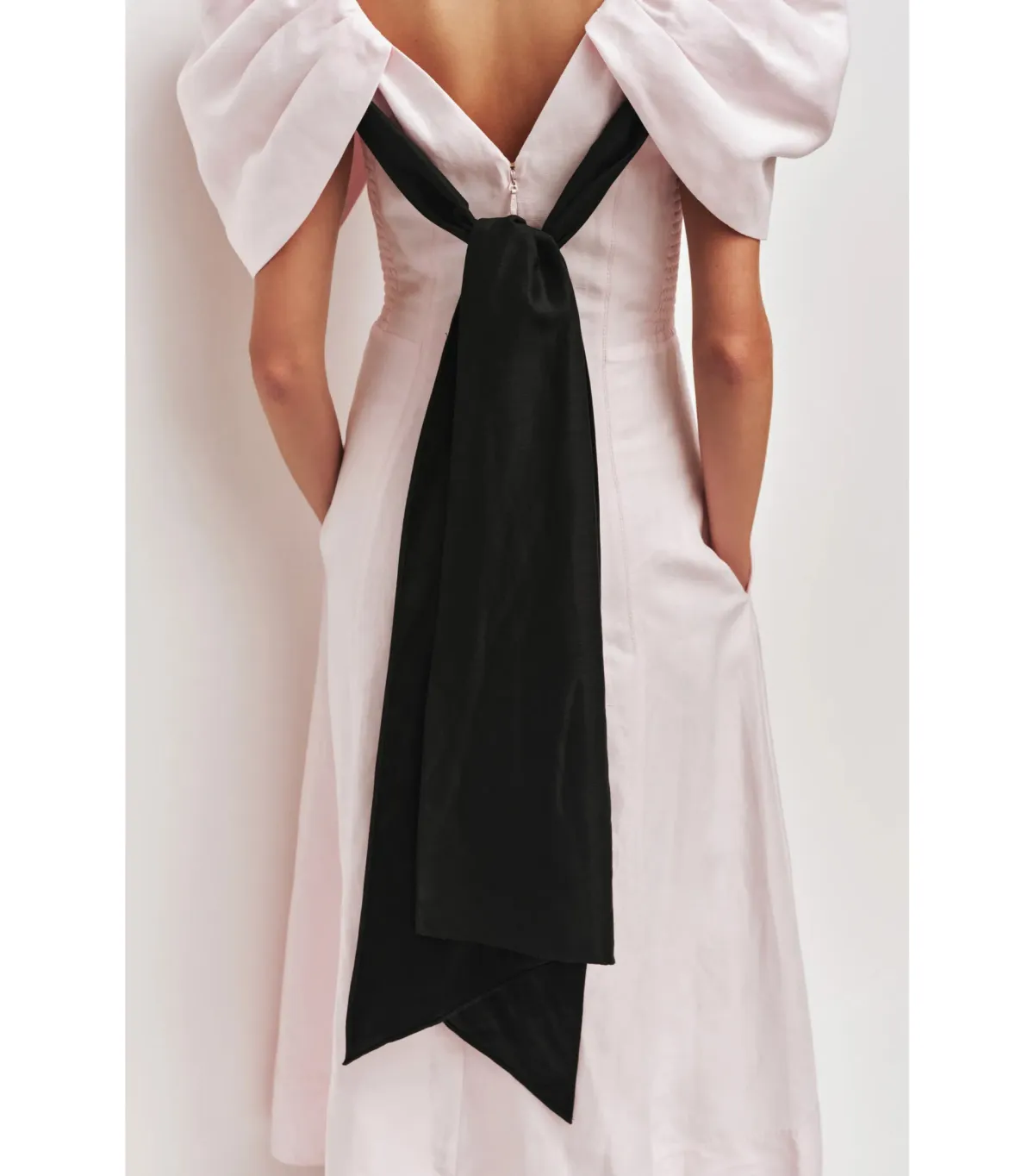 Aje Bisou Midi Dress Pastel pink Size 8 - Image 3