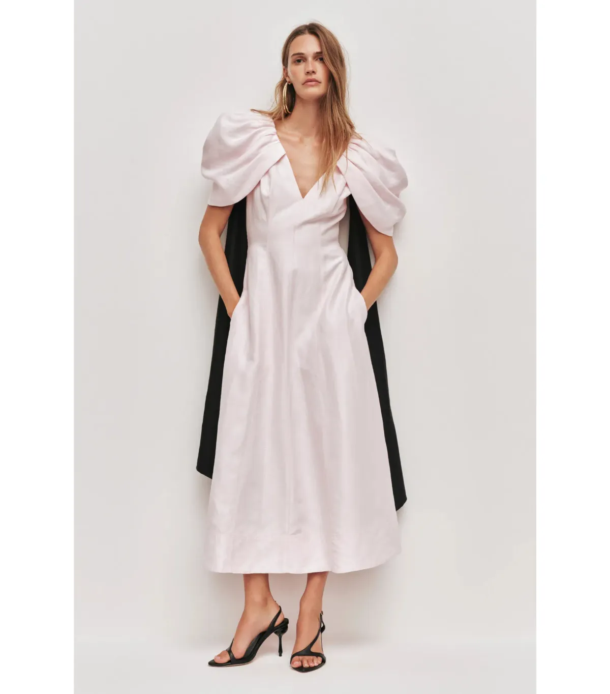 Aje Bisou Midi Dress Pastel pink Size 8 - Image 1