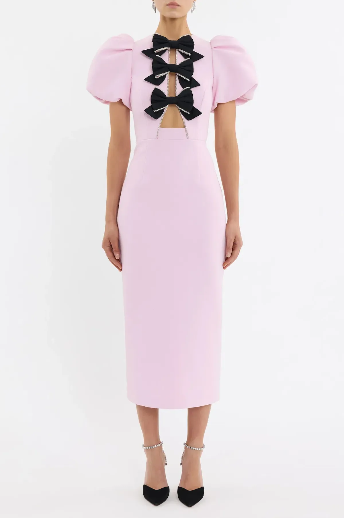 Rebecca Vallance Nemy Midi Dress Size 8 - Image 1