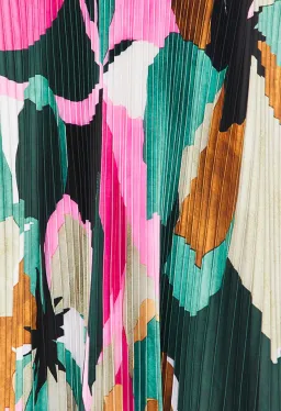 L'idée Black Tie Gown Green Calypso multicoloured size 6 for rent on The Volte - image 5