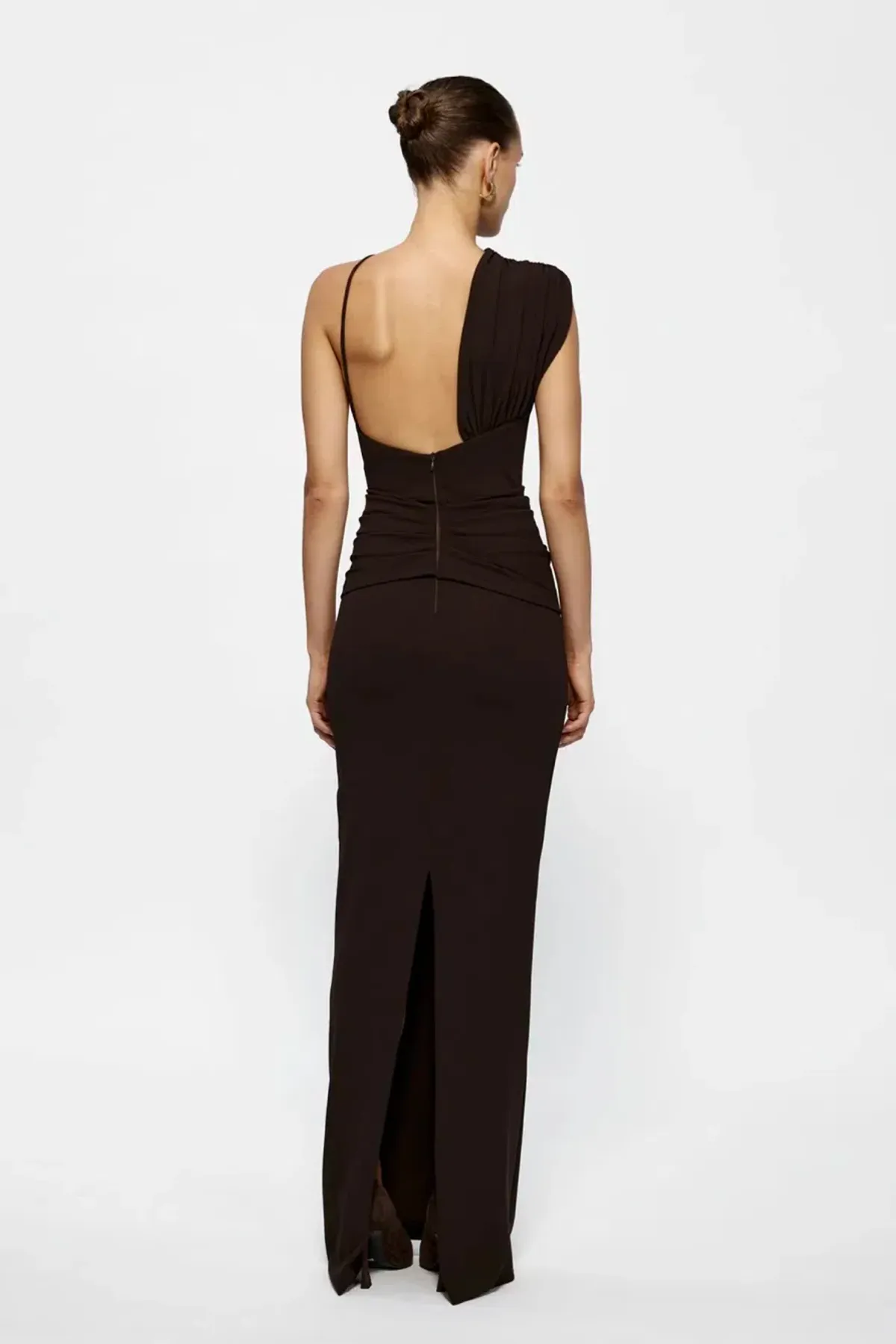 Effie Kats, Geer Gown. Coffee. Size S-  8.  - Image 4