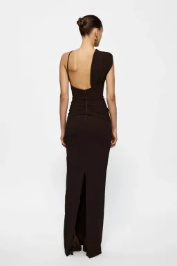 Effie Kats, Geer Gown. Coffee. Size S-  8.  for rent on The Volte - image 4