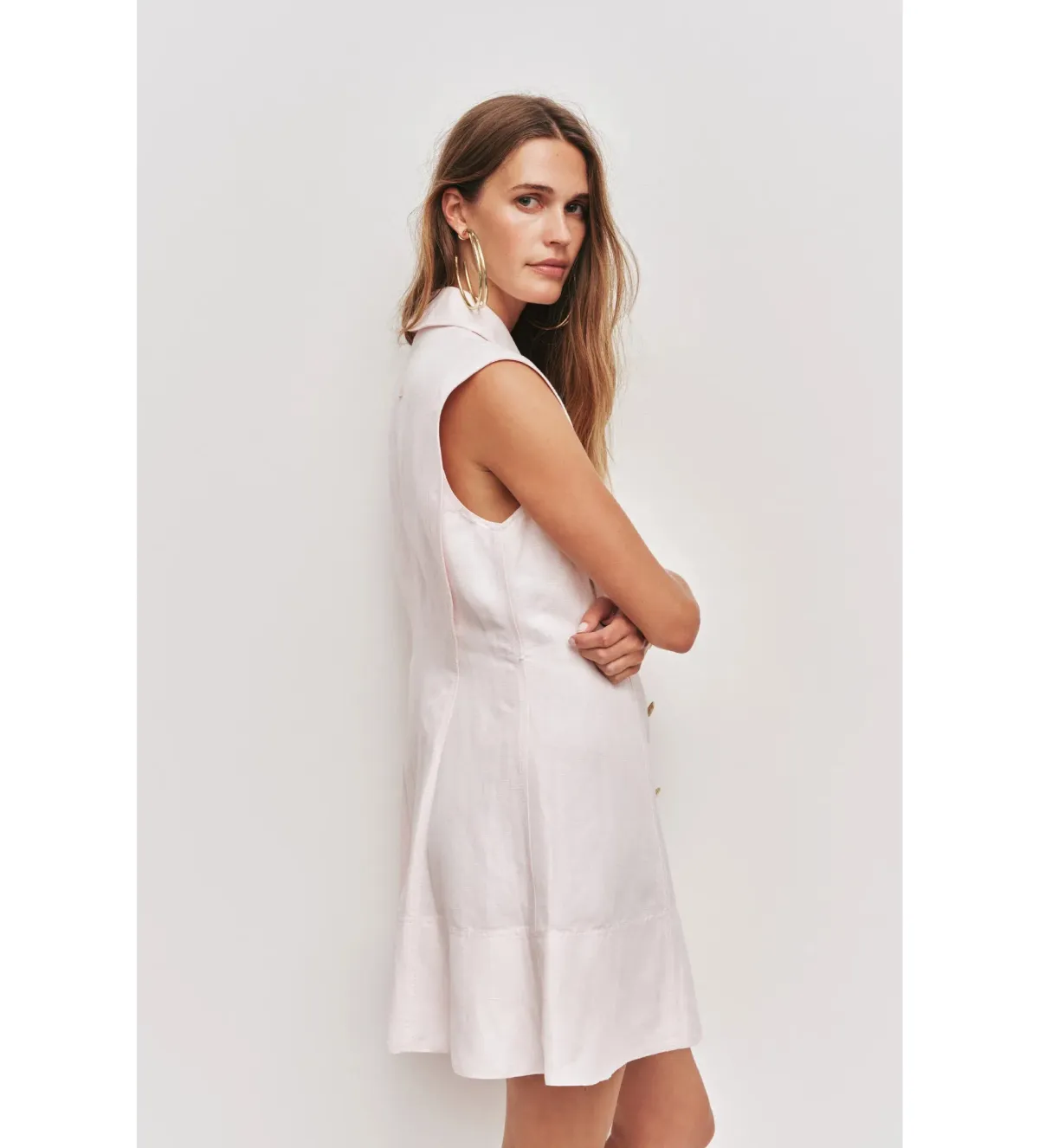 Aje Sacha Mini Dress Pastel Pink Size AU 10 - Image 4