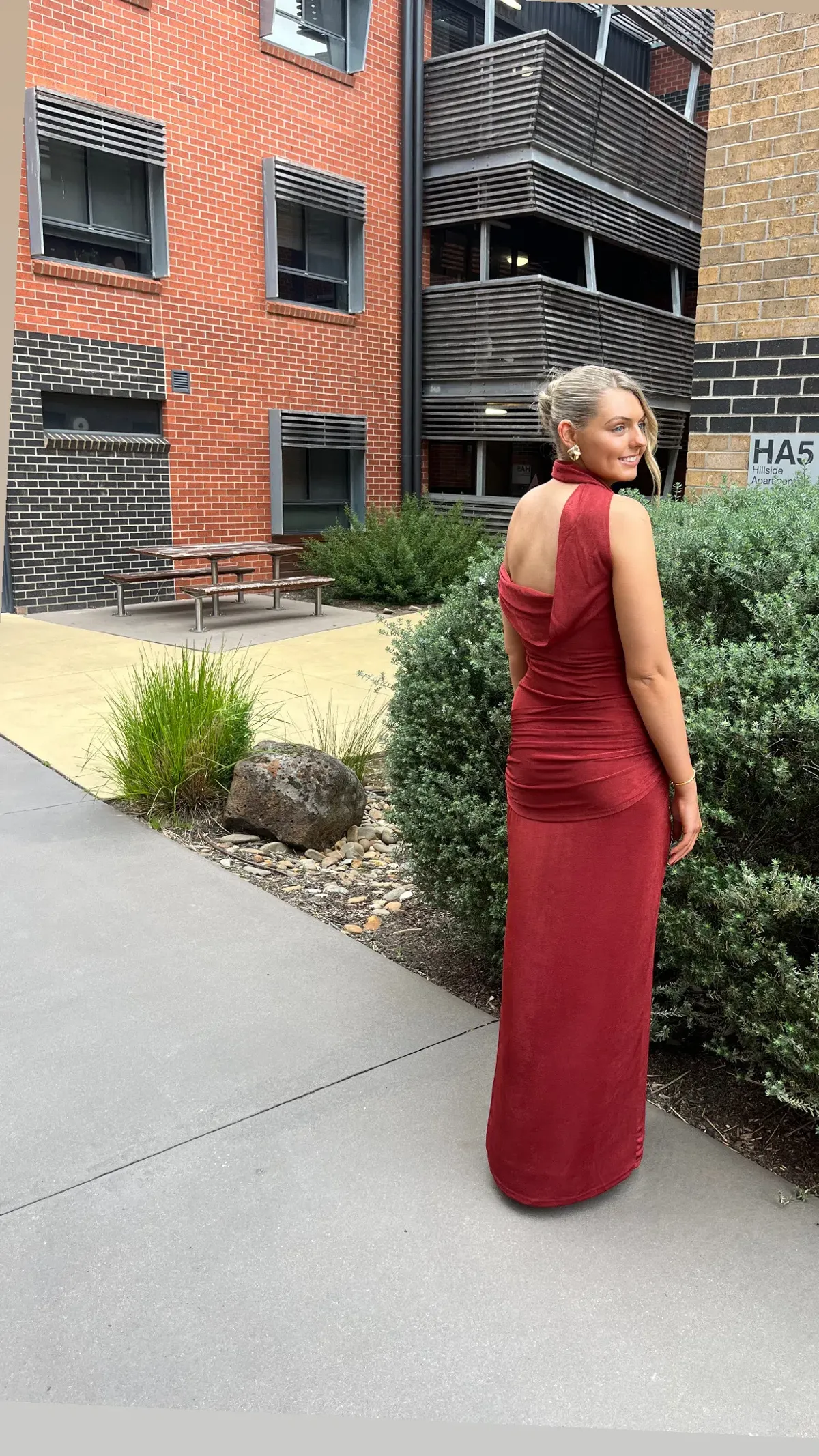 Tojhà Addonia Dress Sangria - Image 3