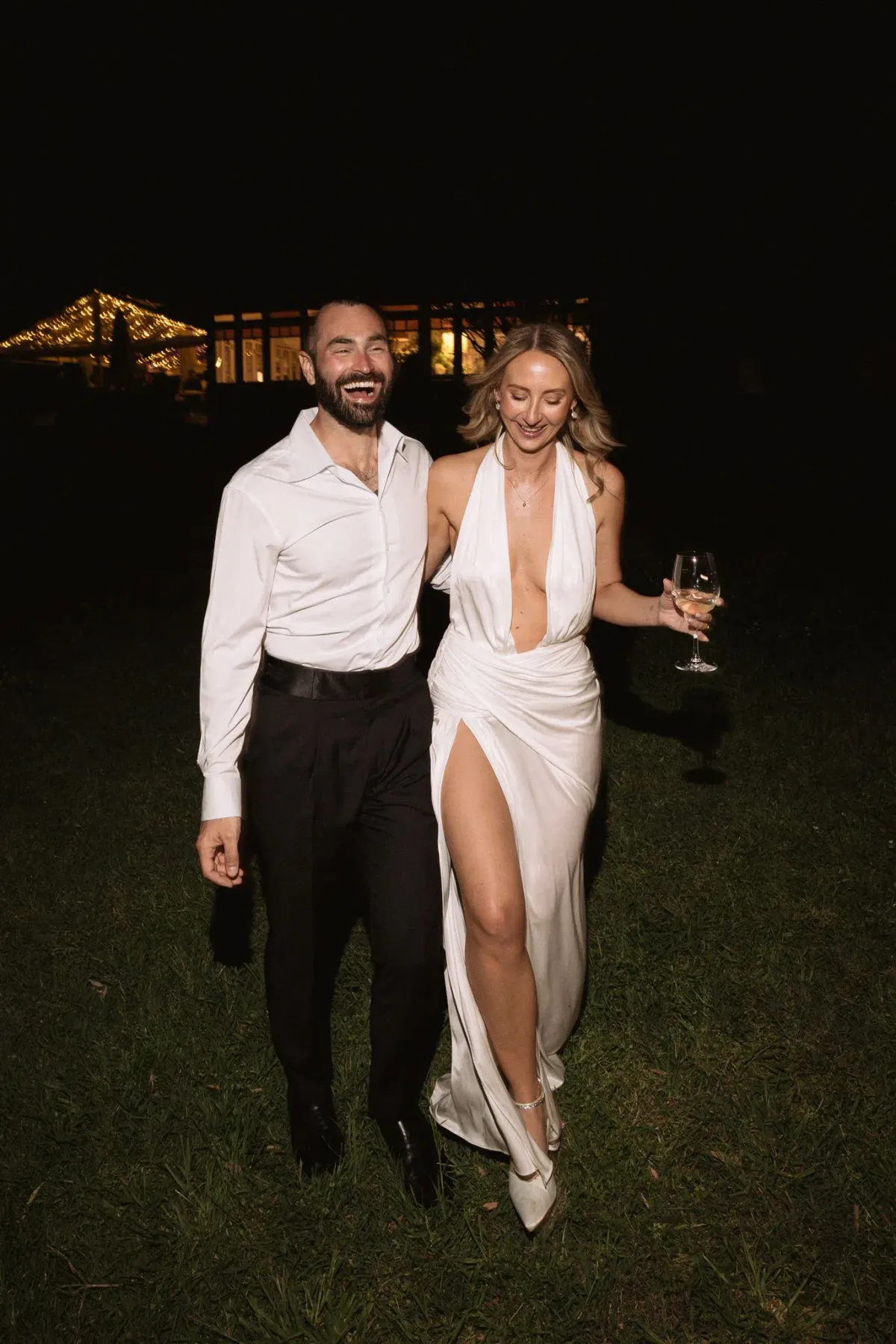 Courtney Zheng Selene Plunge Jersey Gown - Image 1