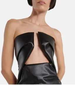 Rick Owens - Black Prong Denim Maxi Dress - Size 44 (12) for rent on The Volte - image 2