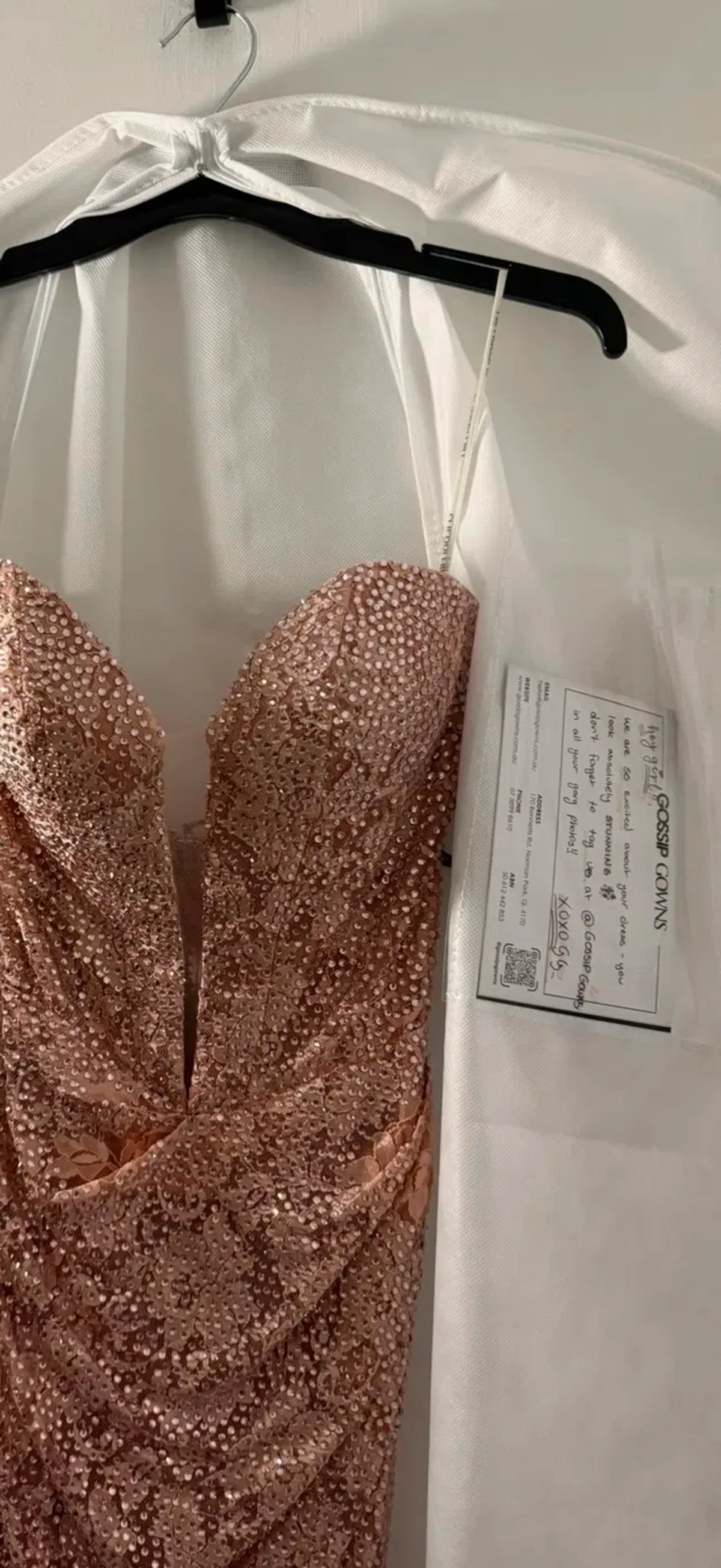 Sherri hill blush pink sequin rhinestone formal dress size 00 - Image 4