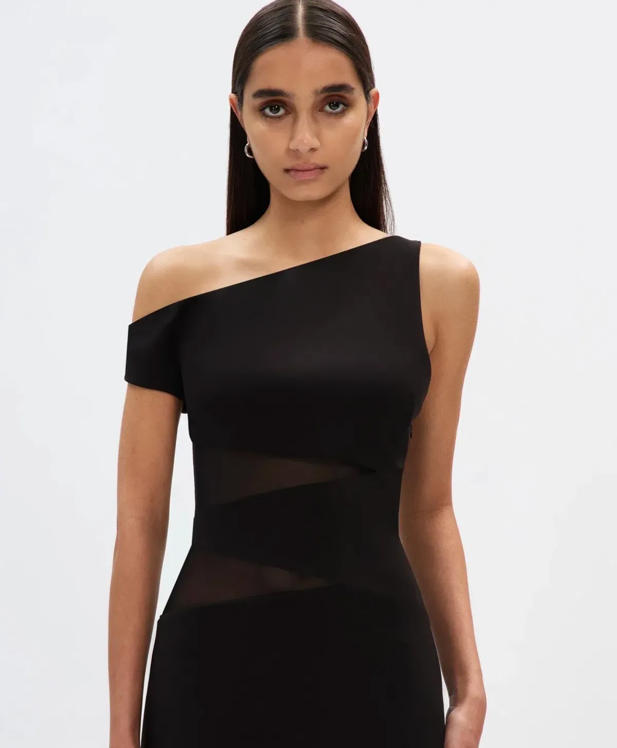 Misha Leni Twill Dress - Black - size 36 / S / AU8 - Image 1